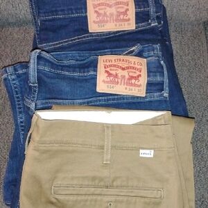 Levi's Denim and Khaki Jeans Set